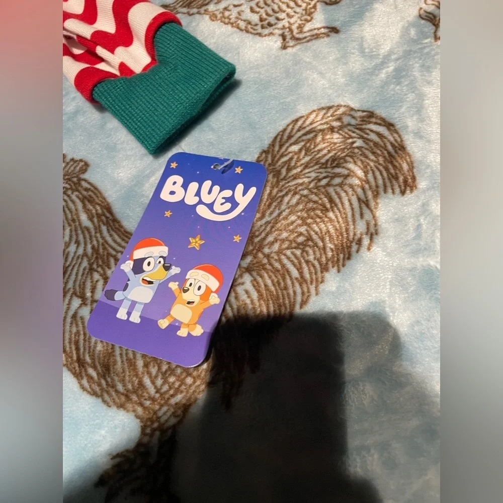 NWT Bluey and Bingo Matching Christmas Sets!